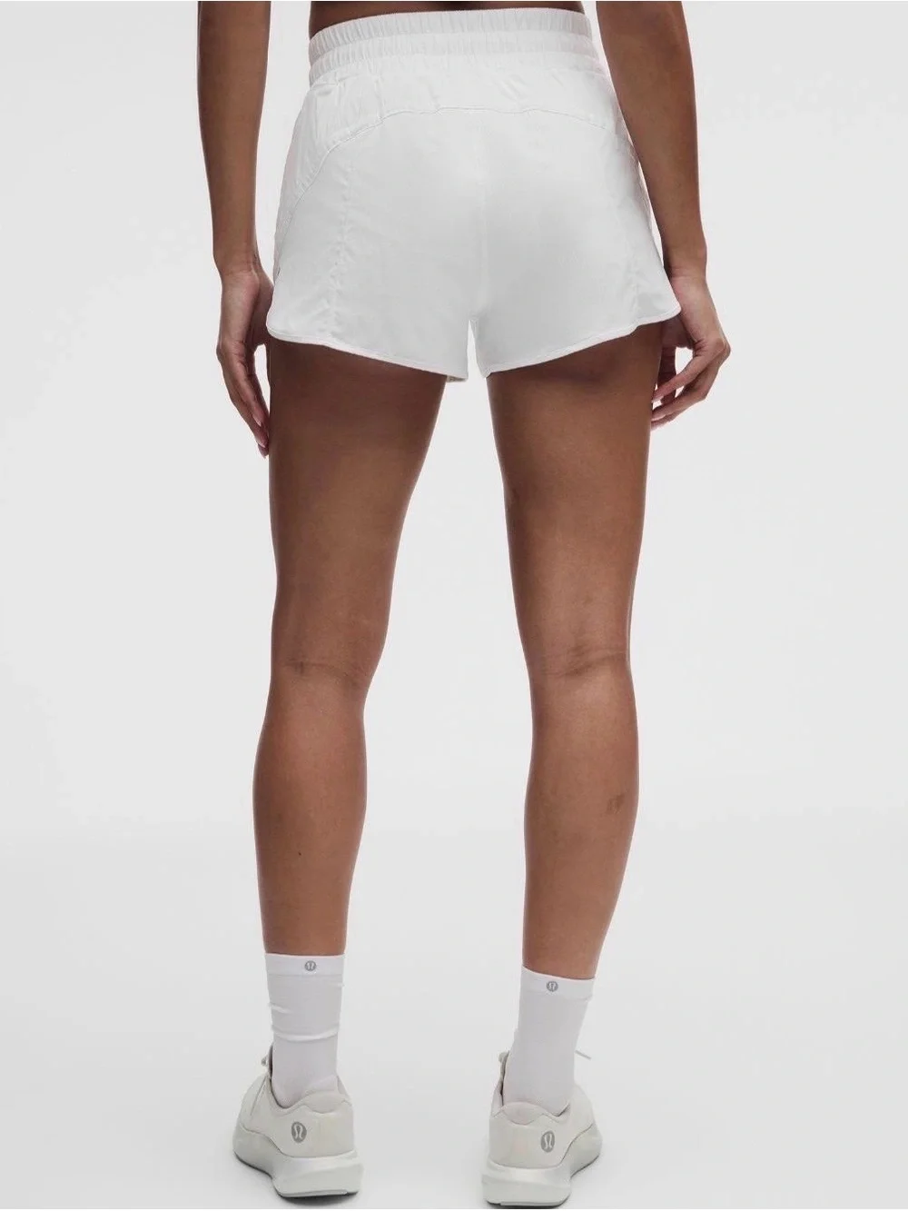 lululemon athletica White Athletic Running Shorts
